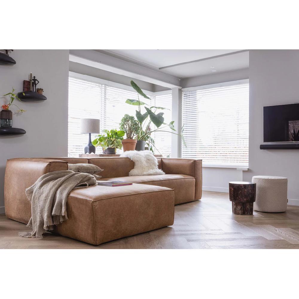 WOOOD Ecksofa »Bean« Bezug in Lederoptik Breite 305 cm kaufen Rabatte dieses Monats