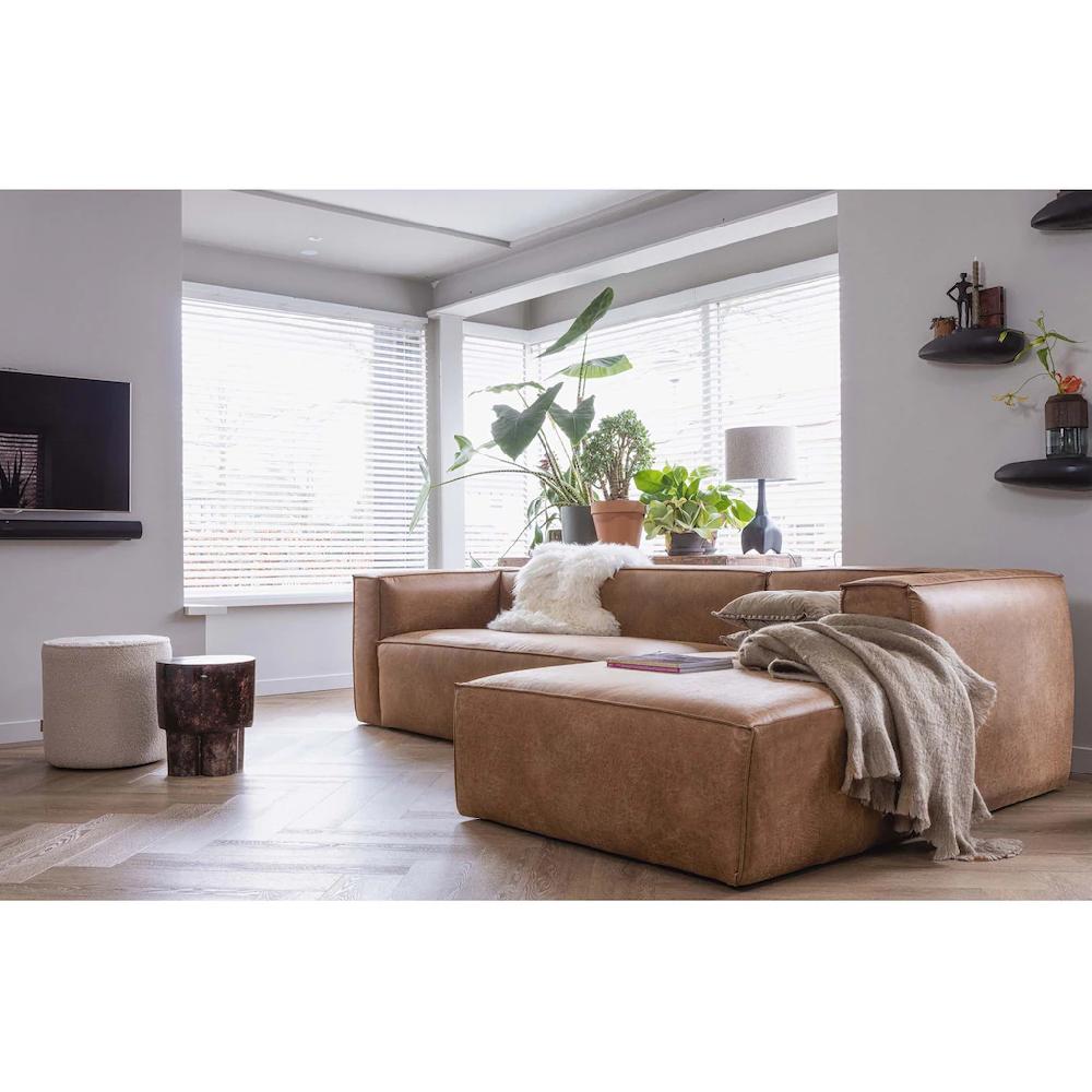 WOOOD Ecksofa »Bean« Bezug in Lederoptik Breite 305 cm kaufen Rabatte dieses Monats