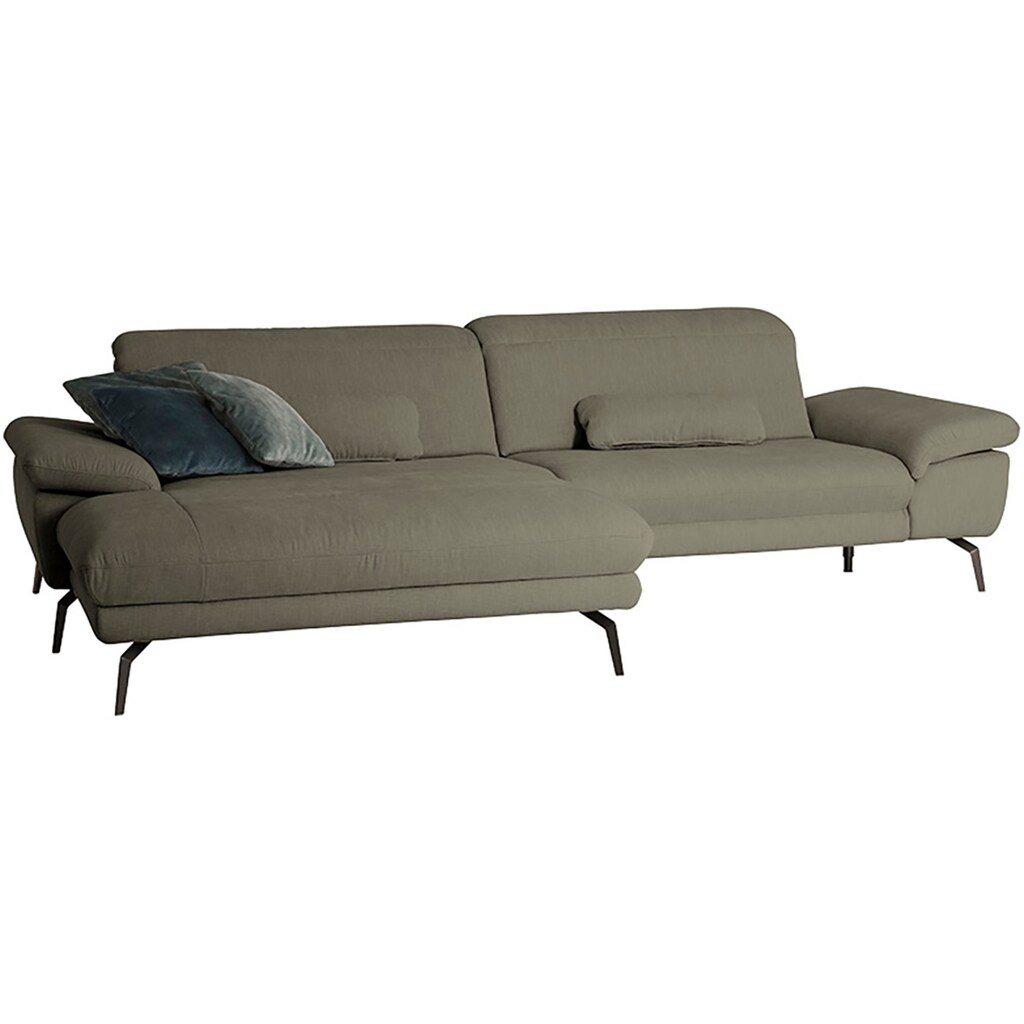 Die PlanBar Ecksofa »MP-IN22025 L-Form« (Set) mit Kopfteilverstellung wahlweise mit motorischem Canape kaufen Online