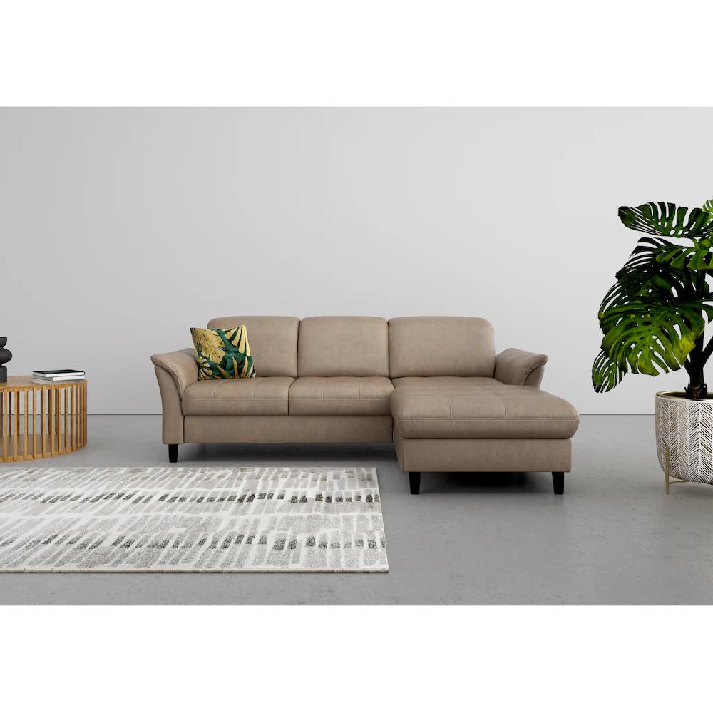 sit&more Ecksofa »Maggiore L-Form« wahlweise mit Kopfteilverstellung Bettfunktion und Bettkasten kaufen