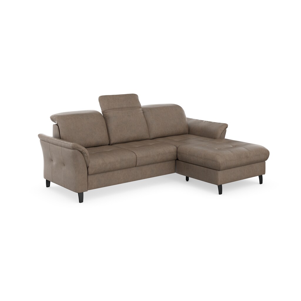 sit&more Ecksofa »Maggiore L-Form« wahlweise mit Kopfteilverstellung Bettfunktion und Bettkasten kaufen Verkauf