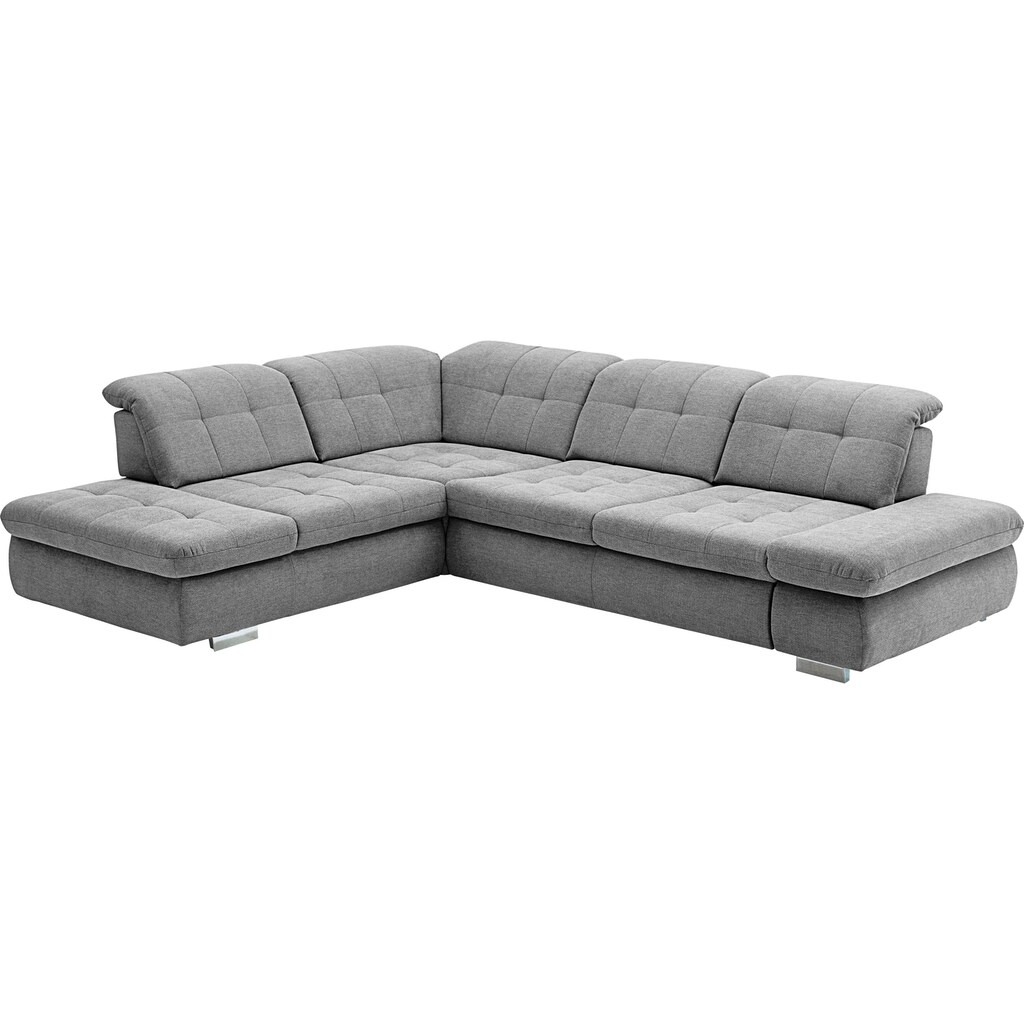 Die PlanBar Ecksofa »MP-IN17004 L-Form« wahlweise mit Bettfunktion Sitztiefen- und Kopfteilverstellung kaufen Meist gekauft