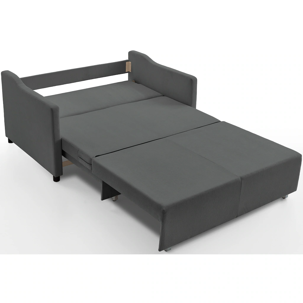 ATLANTIC home collection Schlafsofa »Anella« mit Cord-Bezug mit Schlaffunktion frei im Raum stellbar kaufen Muttertagsangebot