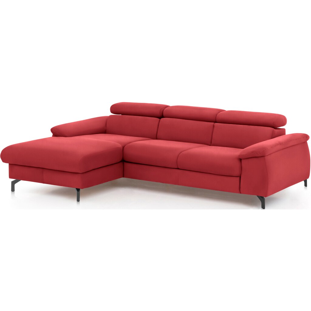 COTTA Polstergarnitur »Komaris« (Set) Set: bestehend aus Ecksofa und Hocker frei im Raum stellbar kaufen Vatertagsangebot