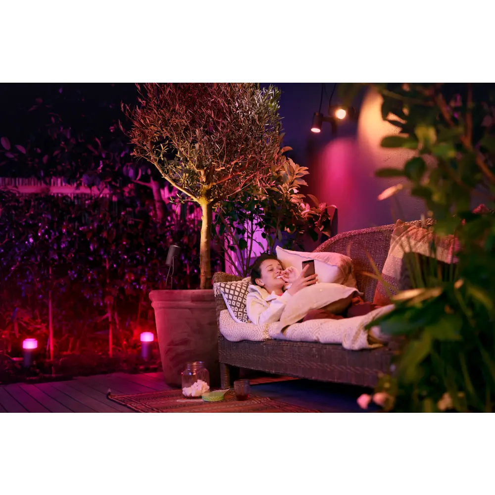 smarthome Philips Hue White & Color Ambience Calla Sockelleuchte Erweiterung klein kaufen Auslauf