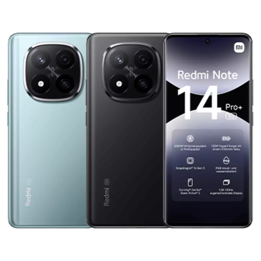 smarthome XIAOMI Redmi Note 14 Pro+ 5G 256 GB Midnight Black kaufen Valentinstagsangebot