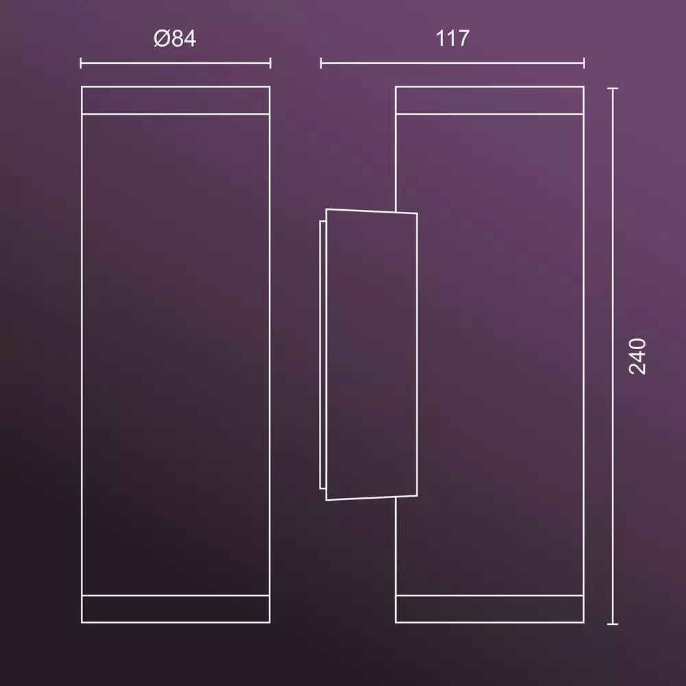 smarthome Philips Hue White & Color Ambience Appear Wandleuchte rund kaufen Exklusivangebot