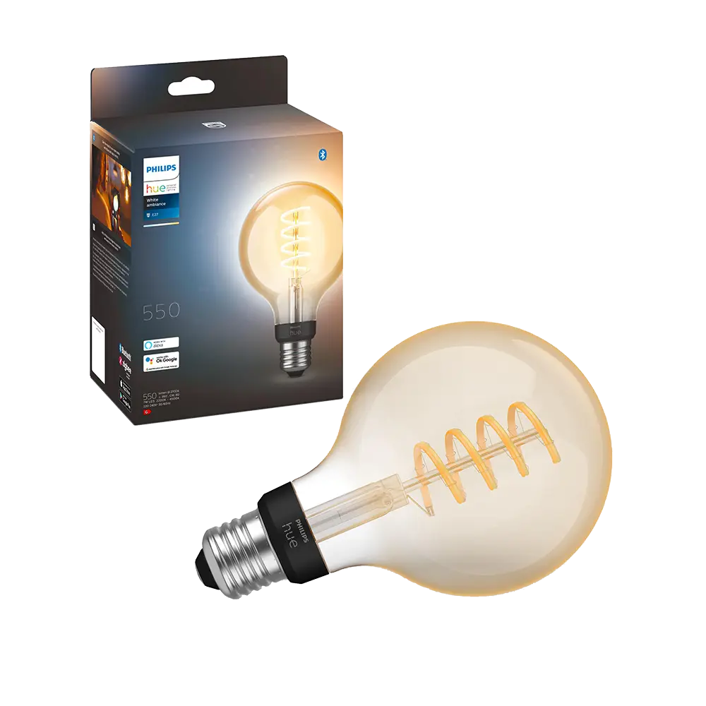 smarthome Philips Hue White Ambience E27 Einzelpack Globe G93 Filament kaufen VIP-Rabatte