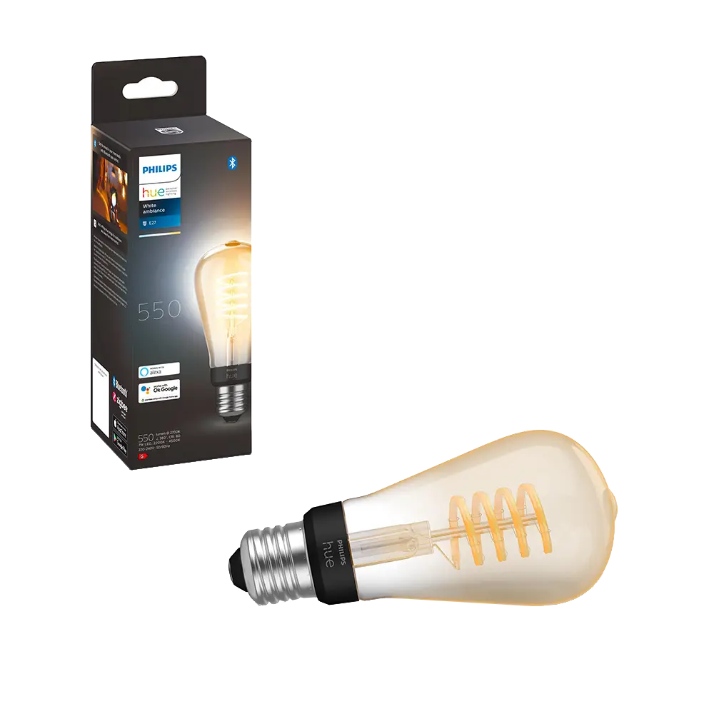 smarthome Philips Hue White Ambience E27 Einzelpack Edison ST64 Filament kaufen Tiefpreis