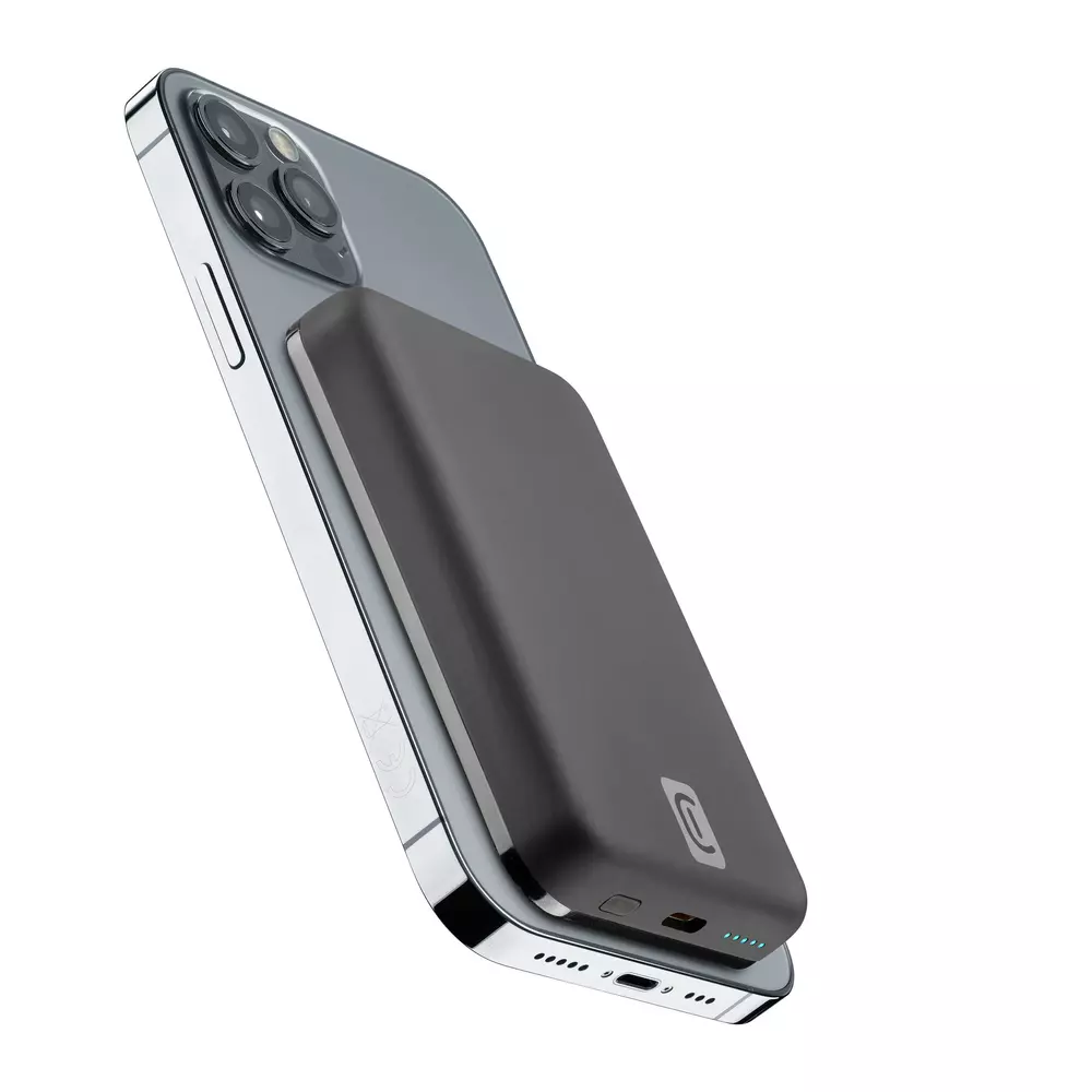 smarthome Cellularline MagSafe Wireless Power Bank MAG 5000 Schwarz kaufen Super Sparpreis
