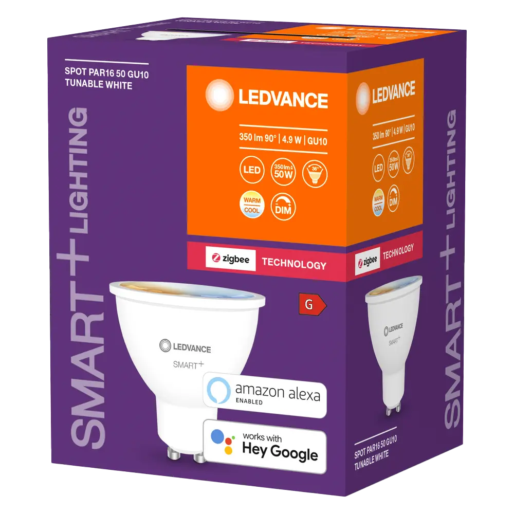 smarthome LEDVANCE LDV SMART+ SPOT GU10 TW 2700 - 6500K 230V ZigBee 3.0 kaufen Nur für heute