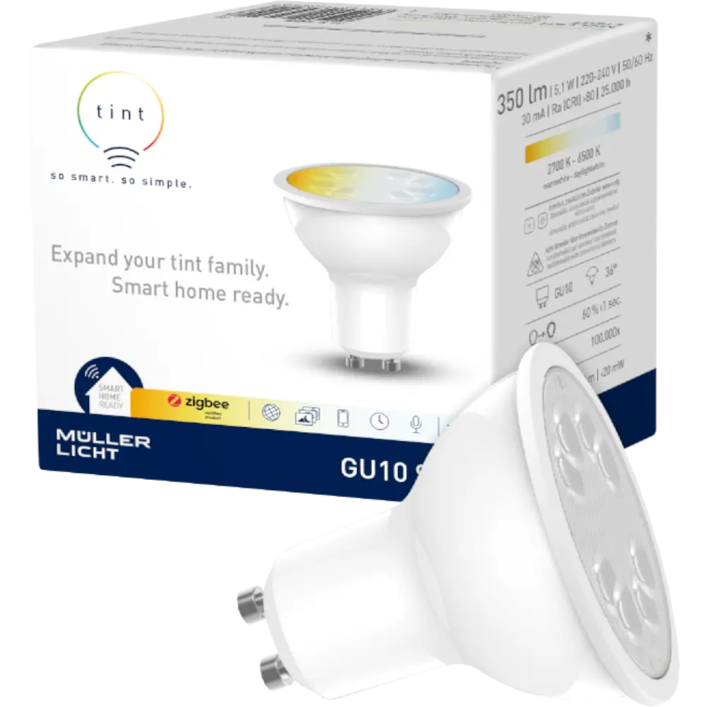 smarthome tint LED-Reflektor white GU10 kaufen Bis zu 55% Rabatt