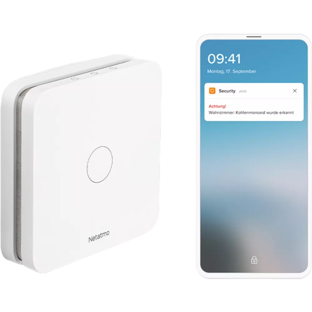 smarthome Netatmo Smarter Kohlenmonoxidmelder Alarm (85dB) kaufen Nur noch ein Tag übrig