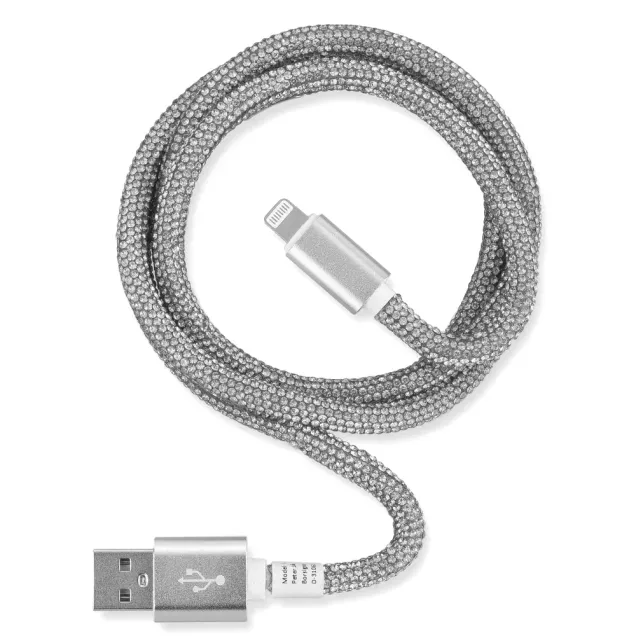 smarthome Peter Jäckel Glamour USB Data Cable Typ-C mit Sync- und Ladefunktion Silber kaufen Günstiger Verkauf