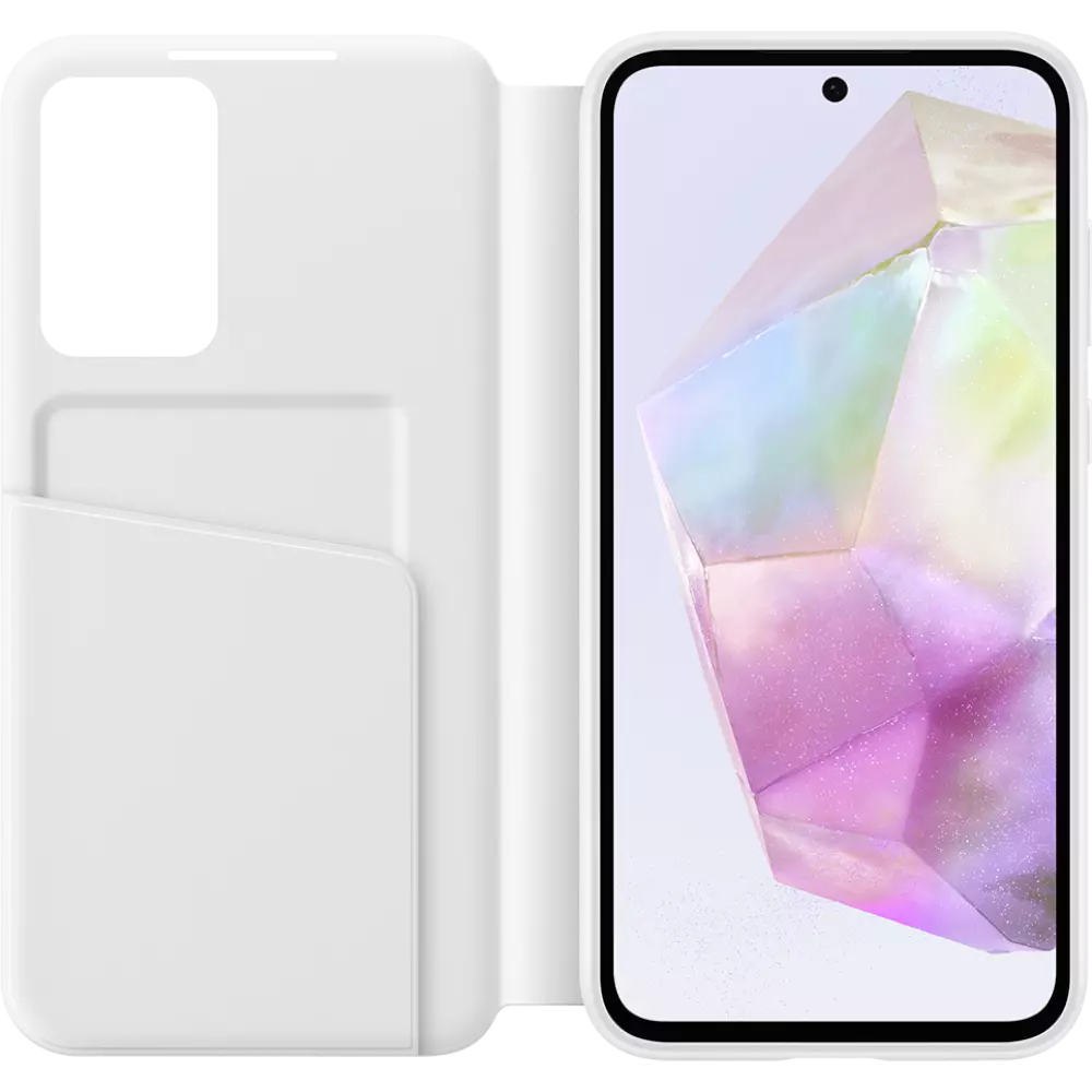 smarthome Samsung Smart View Wallet Case Galaxy A35 5G Weiß kaufen Kostenlose Rückgabe