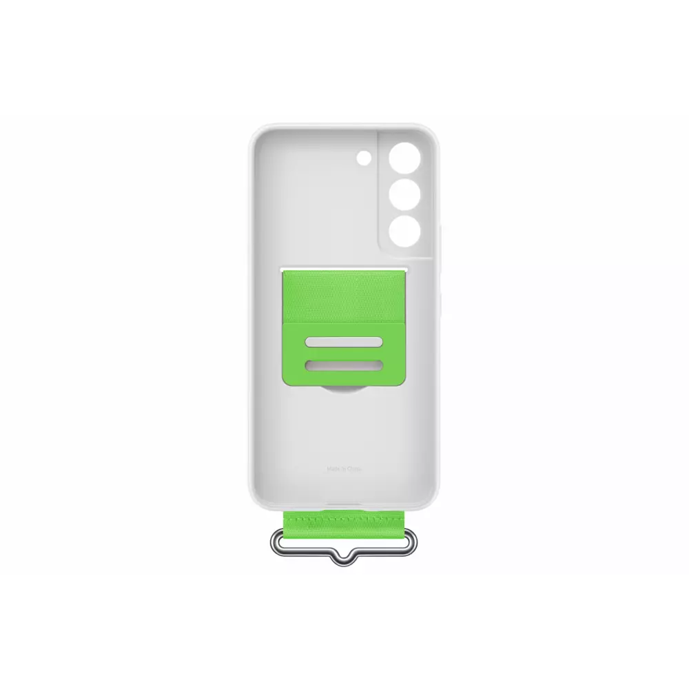 smarthome Samsung Galaxy S22 Silicone Cover Strap Weiß kaufen Sonderangebot