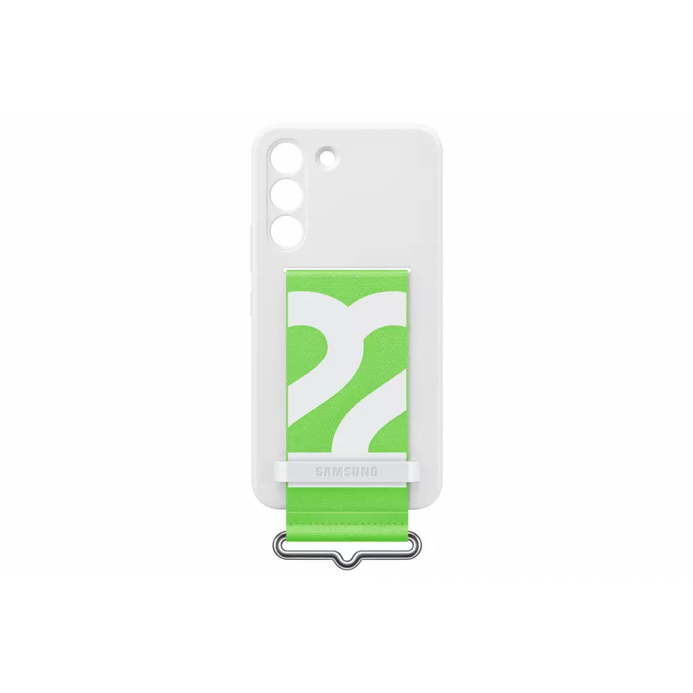smarthome Samsung Galaxy S22 Silicone Cover Strap Weiß kaufen Sonderangebot