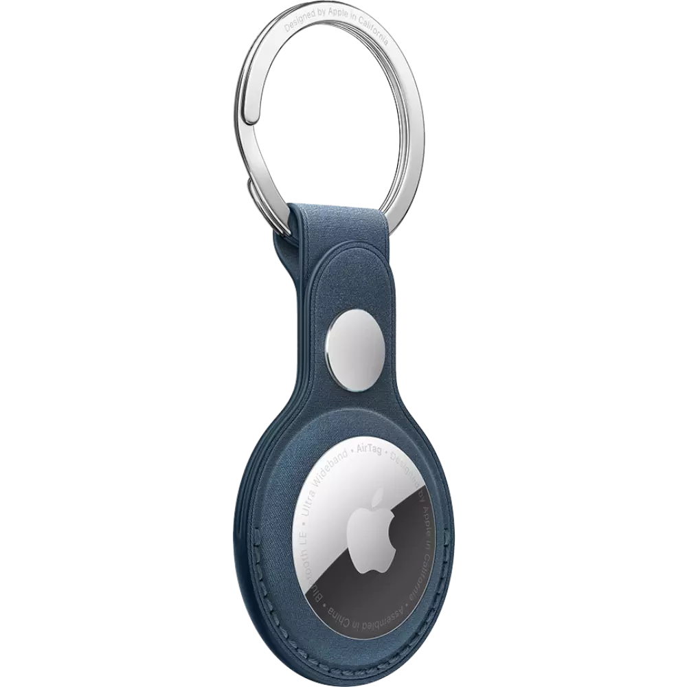 smarthome Apple AirTag Feingewebe Schlüsselanhänger Pazifikblau kaufen Valentinstagsangebot